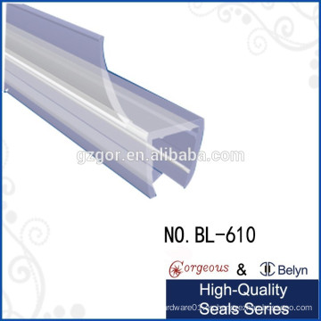 135 impermeabilizan la tira clara del PVC del PVC del vidrio para la parte inferior de cristal